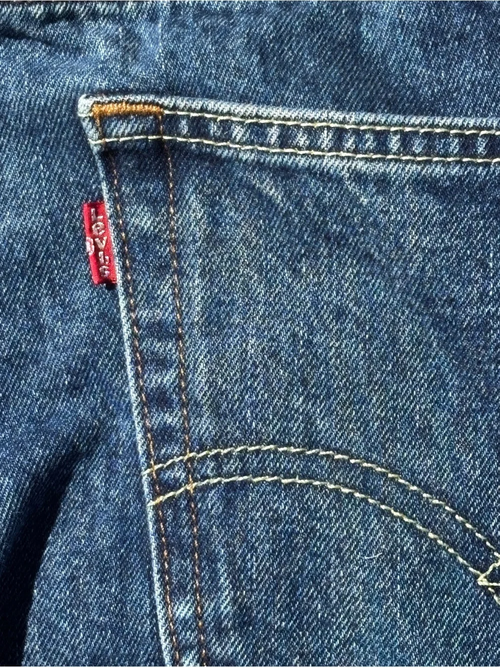 Levi's 505 Classic Straight Fit Men’s Blue Jeans 38x29